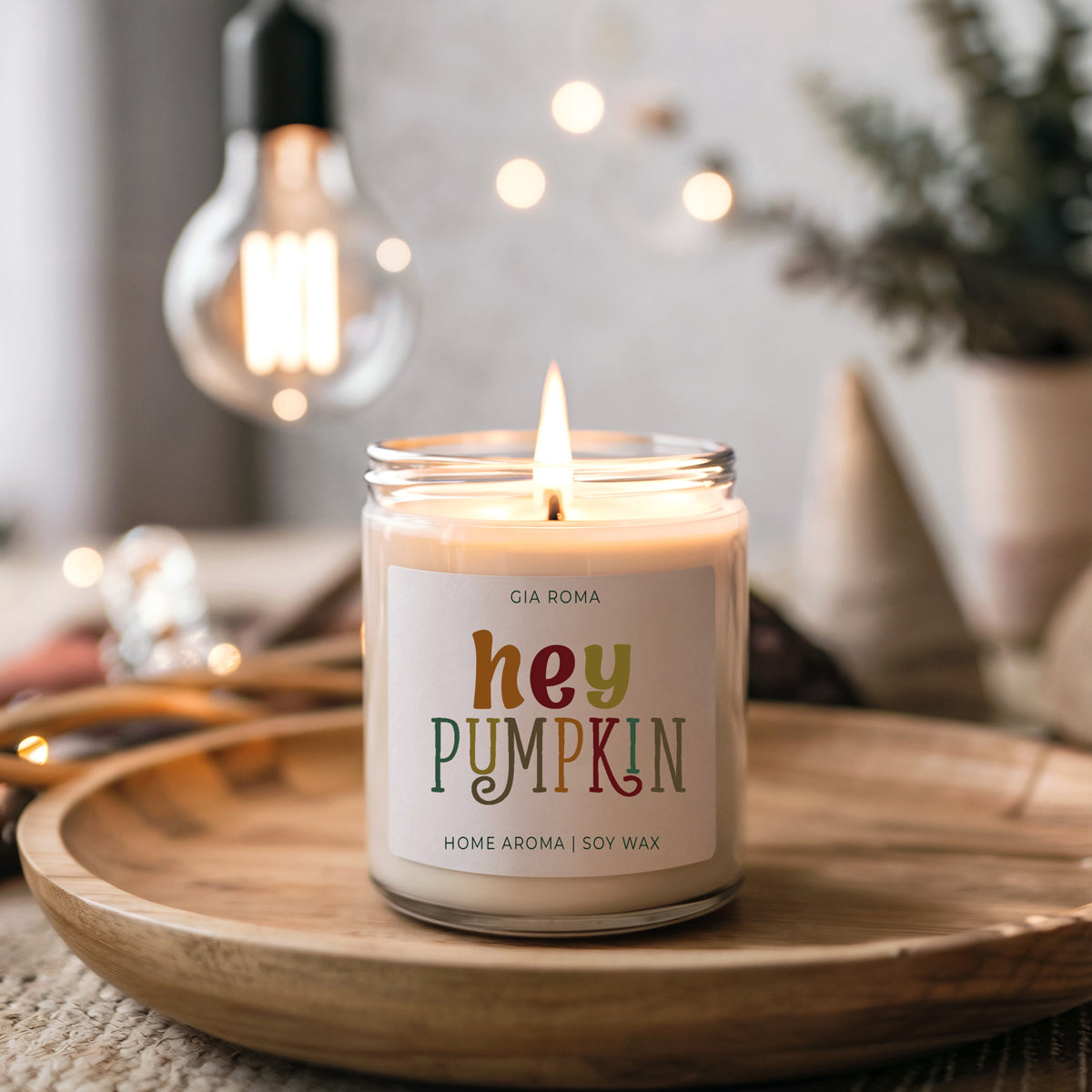 Baked Pumpkin Candle