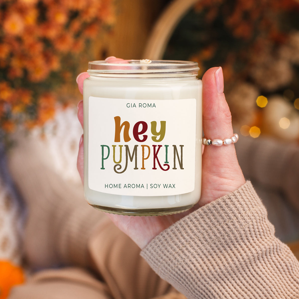 Baked Pumpkin Candle