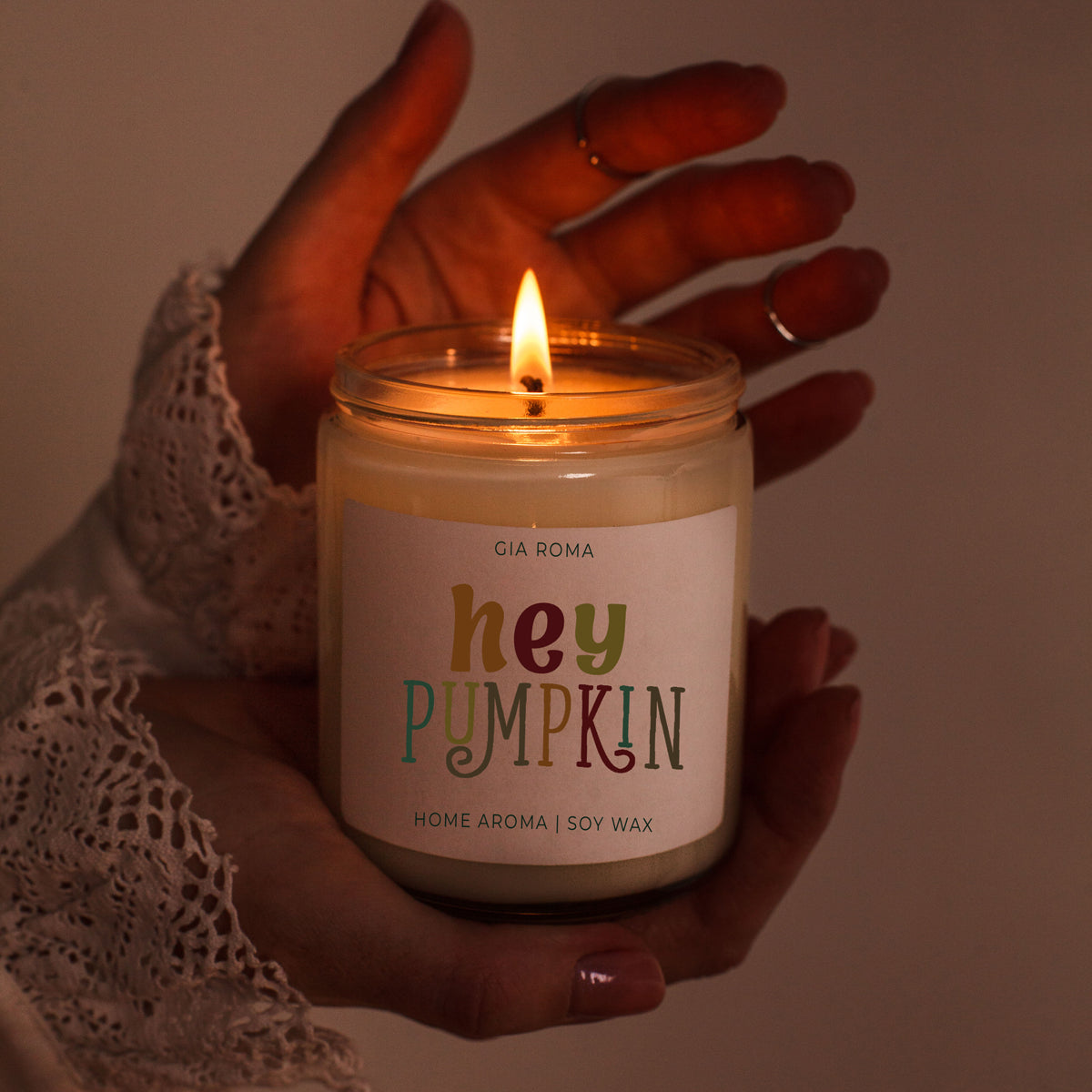 Baked Pumpkin Candle