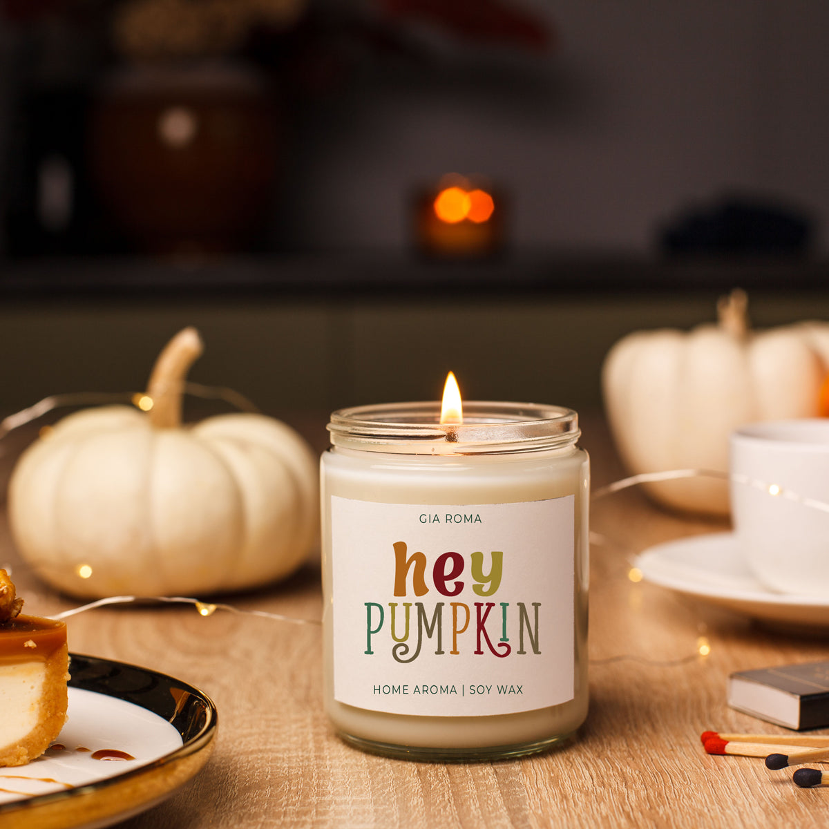 Baked Pumpkin Candle