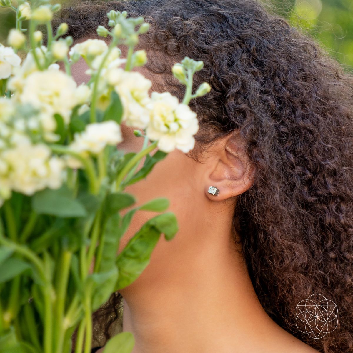 Pyrite Earrings for Wealth
