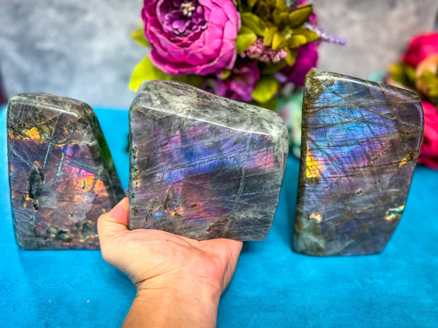 2 Lb+ Labradorite Freeform
