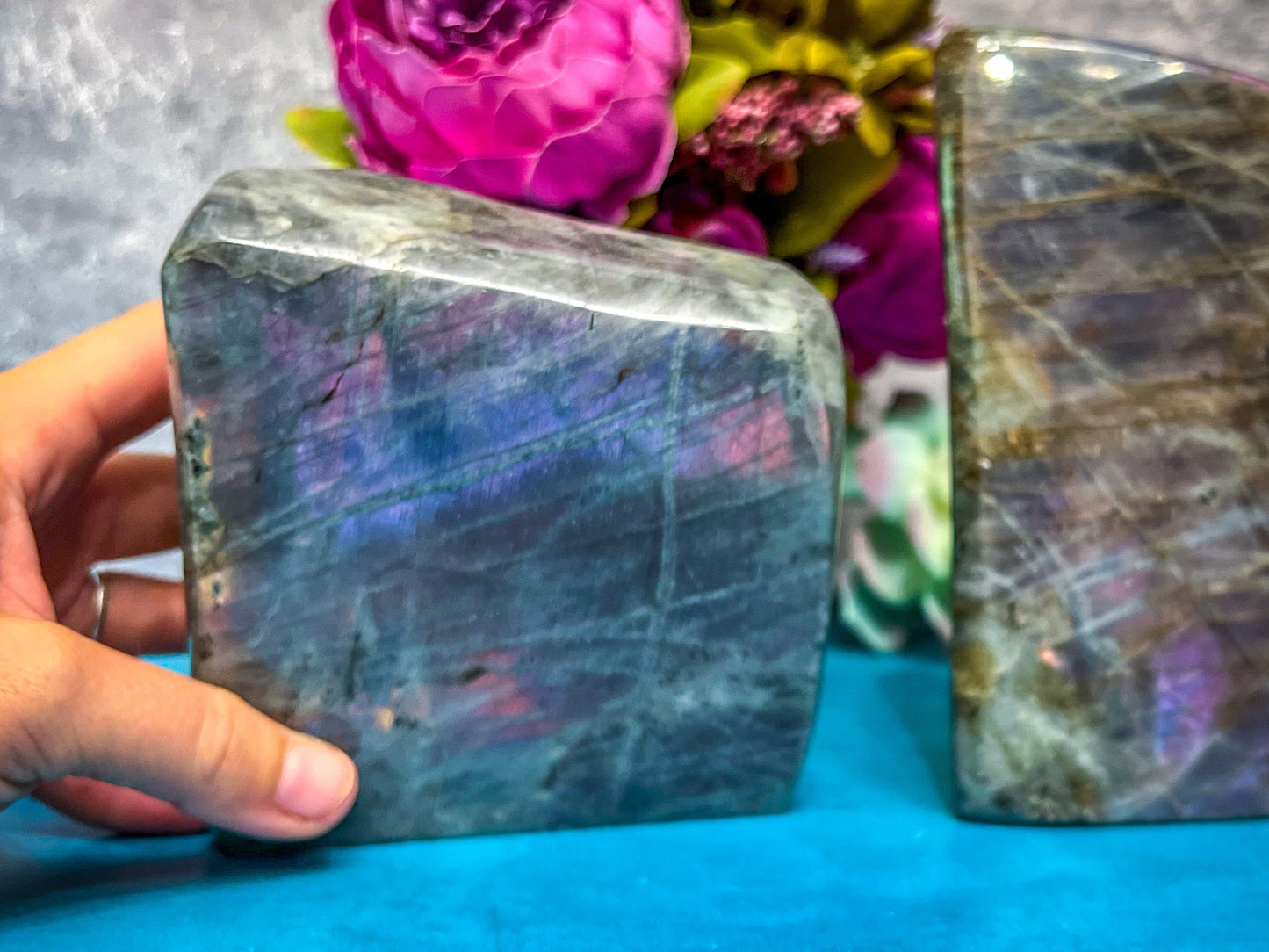 2 Lb+ Labradorite Freeform