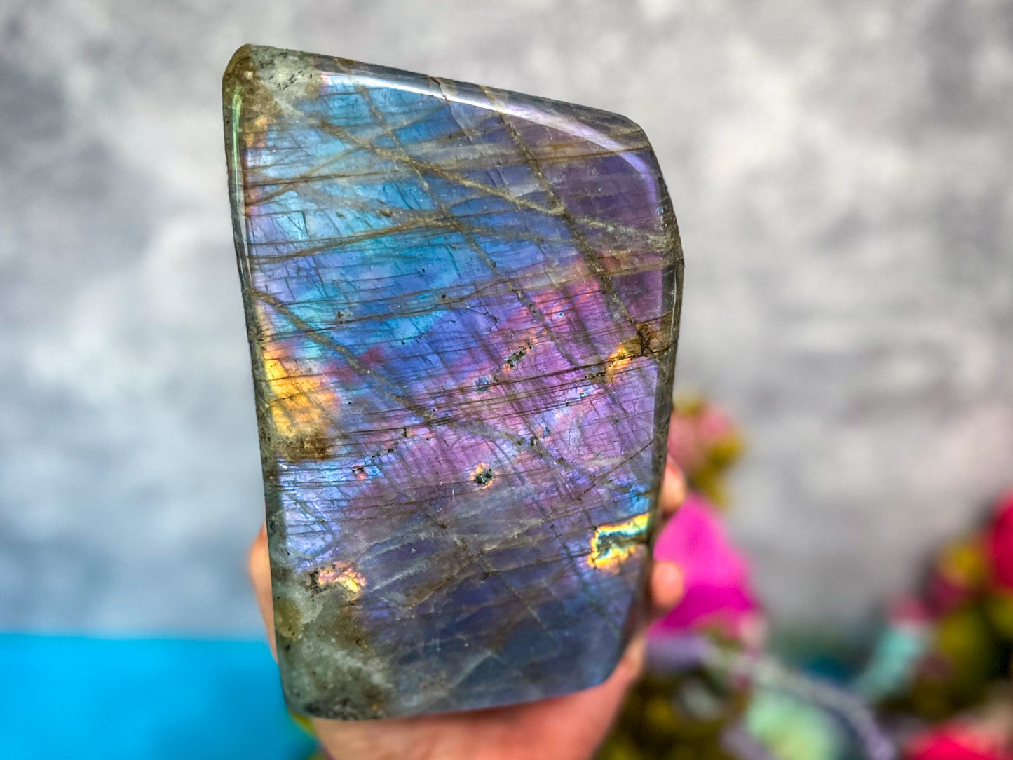 2 Lb+ Labradorite Freeform