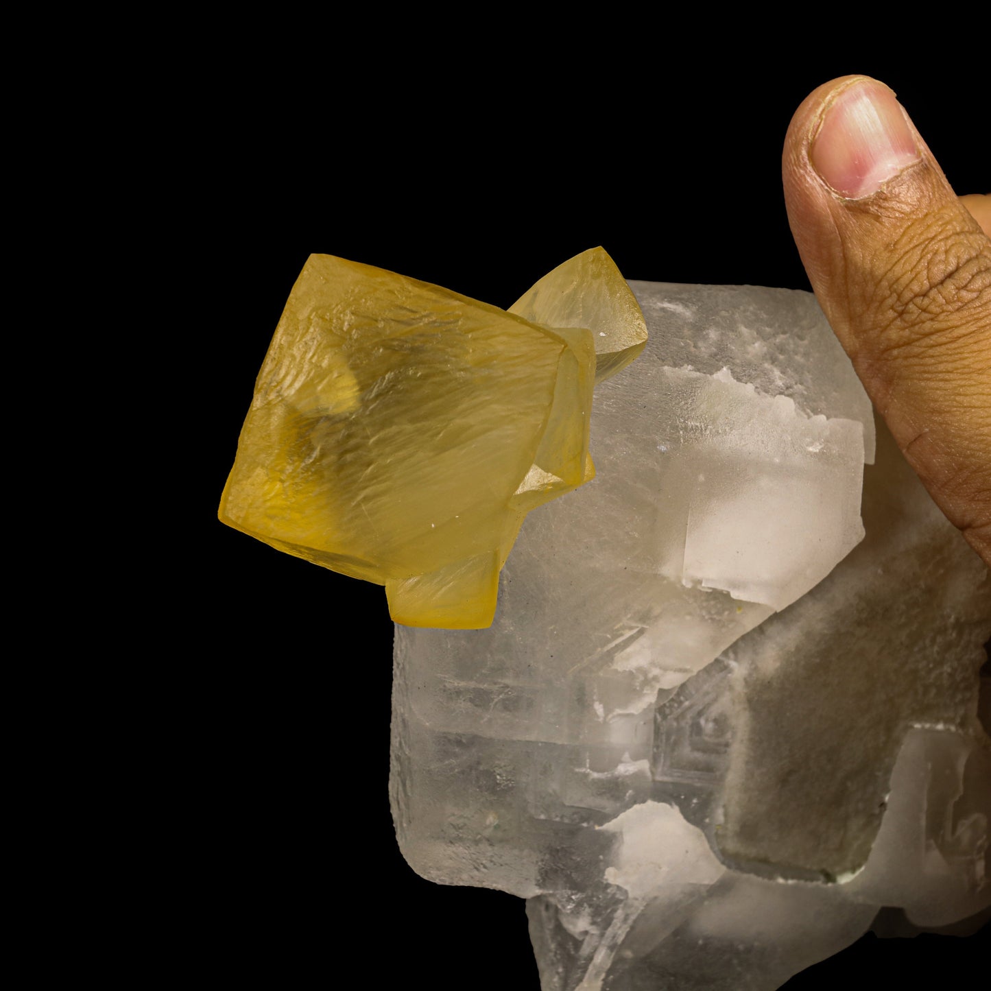 Rare Calcite on Barite Natural Mineral Specimen # B 6905 (USA)
