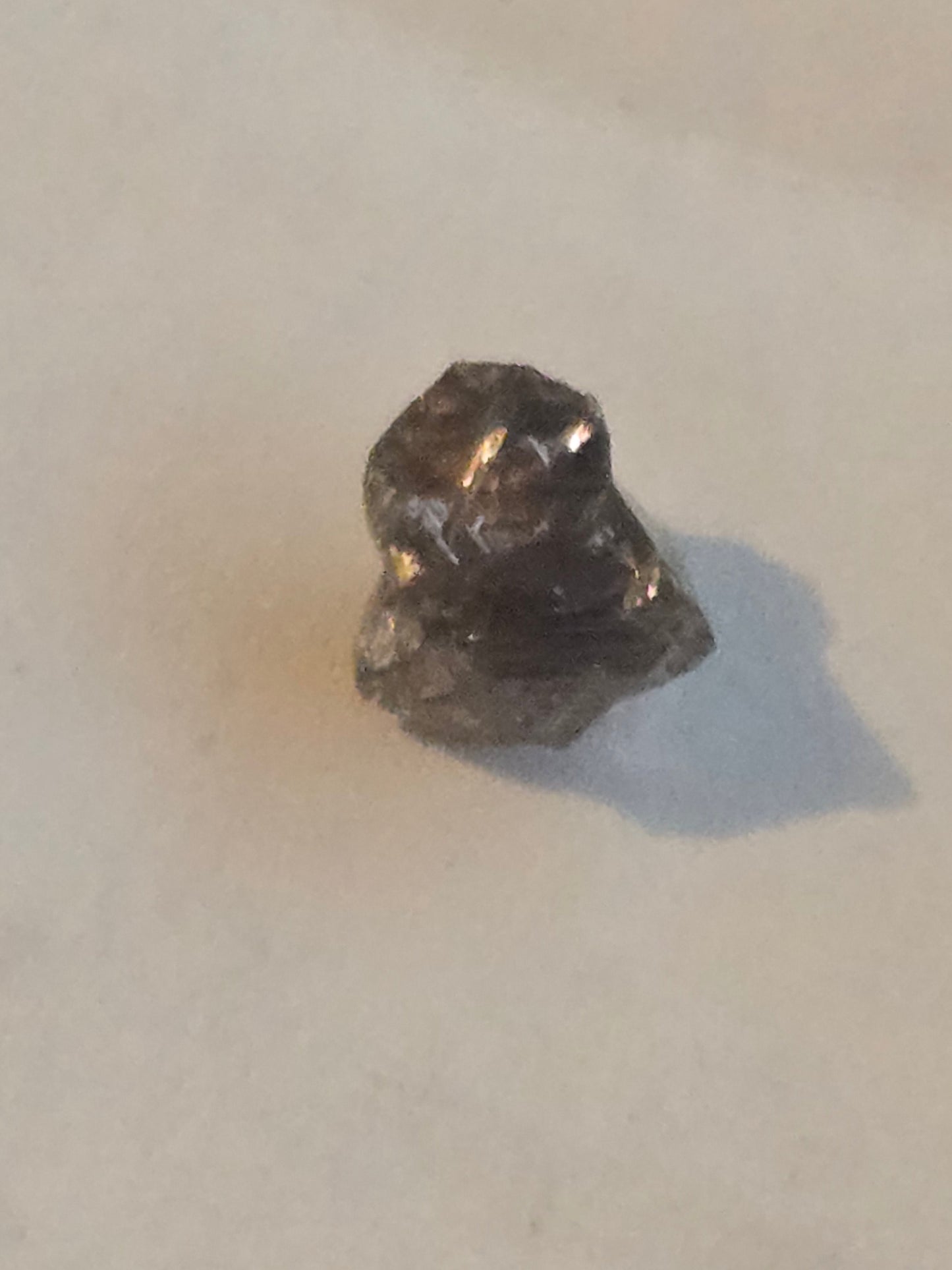 Red Brown Heart Shaped Diamond crystal