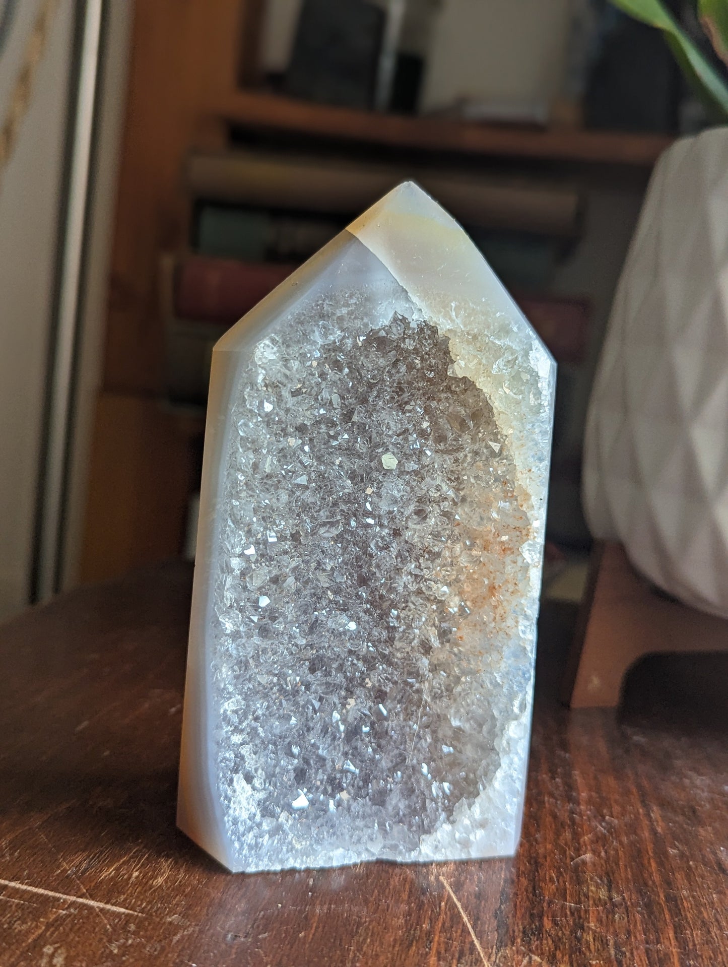 Agate Druzy Geode Tower