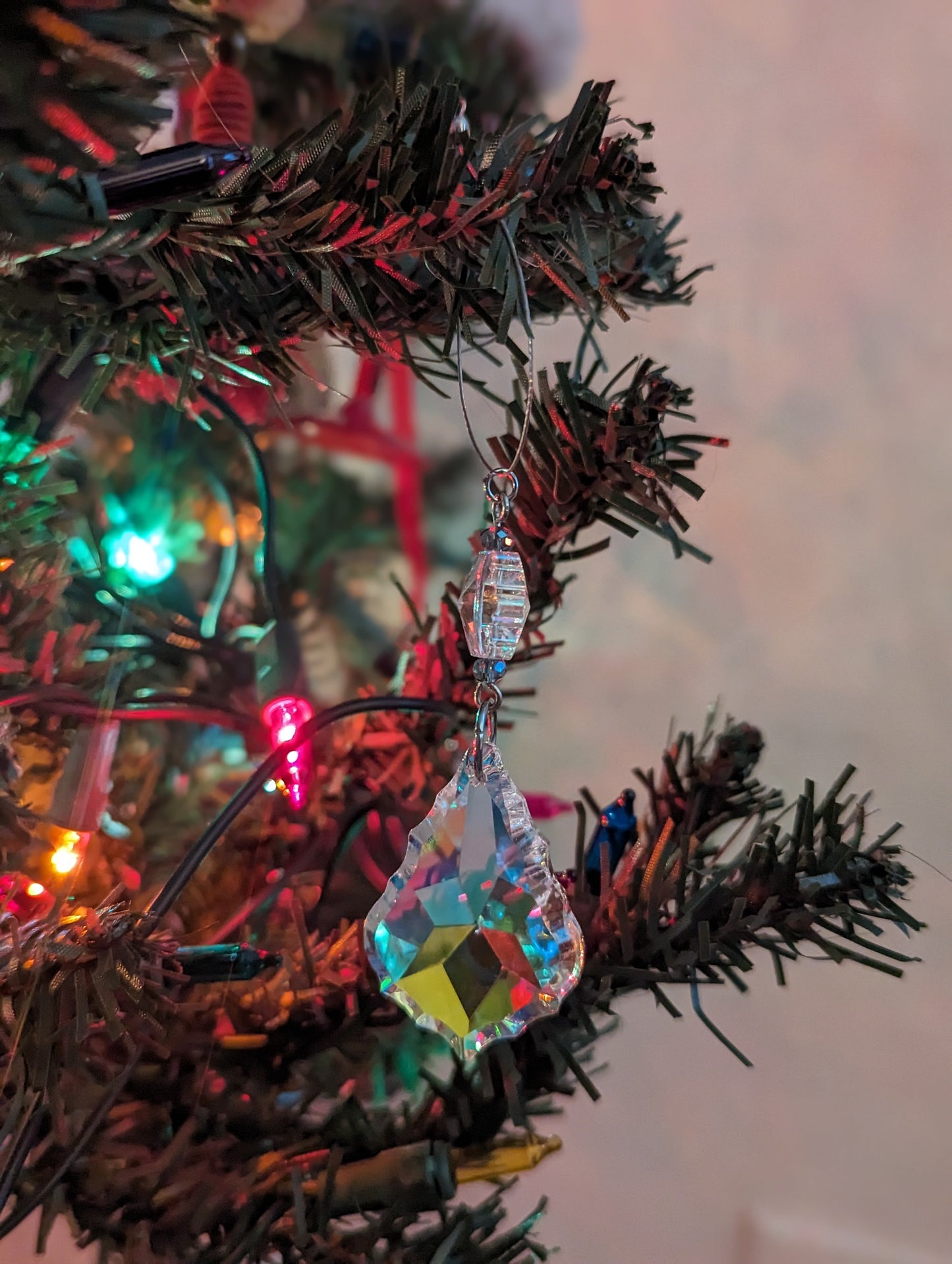 Snowflake Crystal Ornament Suncatcher
