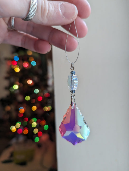 Snowflake Crystal Ornament Suncatcher