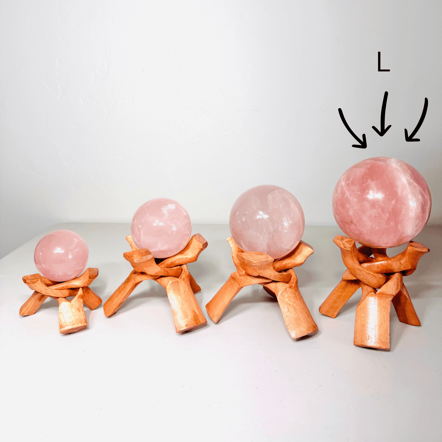 Rose Quartz Sphere - 2+ lbs!