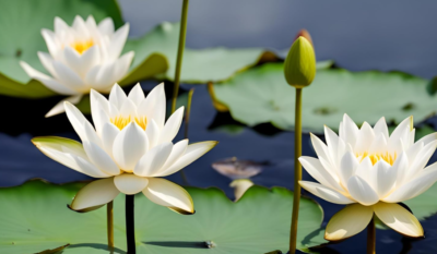 Open Mouth Bonsai Lotus Flowers Seeds for Planting - Water Lily, Easy Grow Aquatic Plant for Garden & Pond