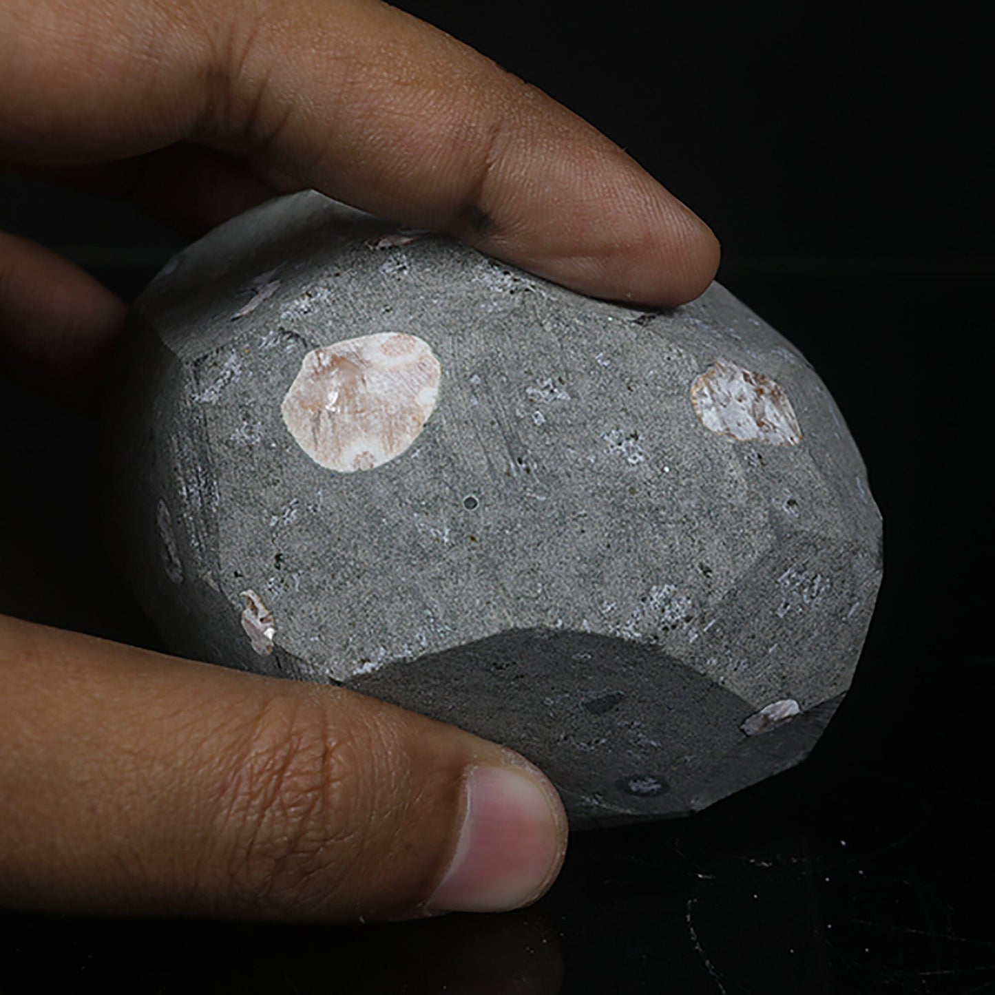 Scolecite with Laumontite in Heulandite Geode Natural Mineral Specimen # B 7038