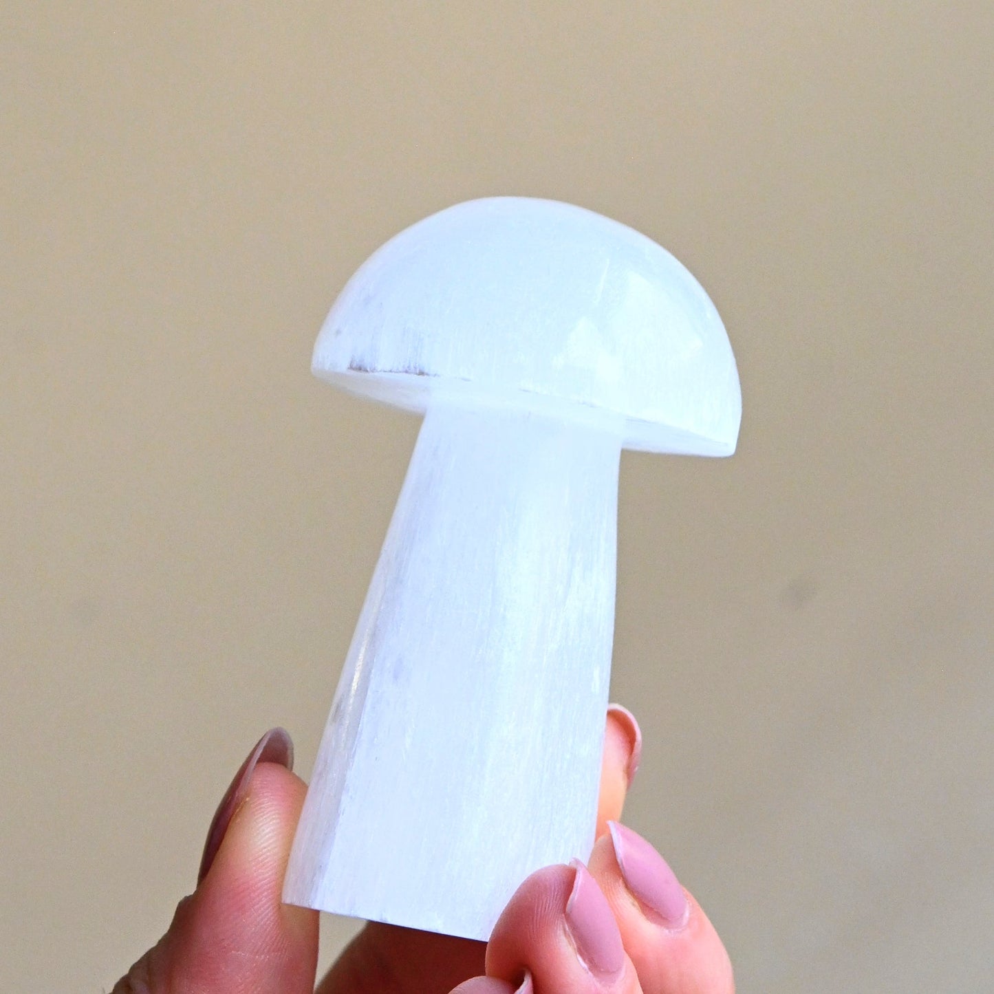 XL Selenite Mushroom – Cleansing & Energy Clearing Crystal Carving