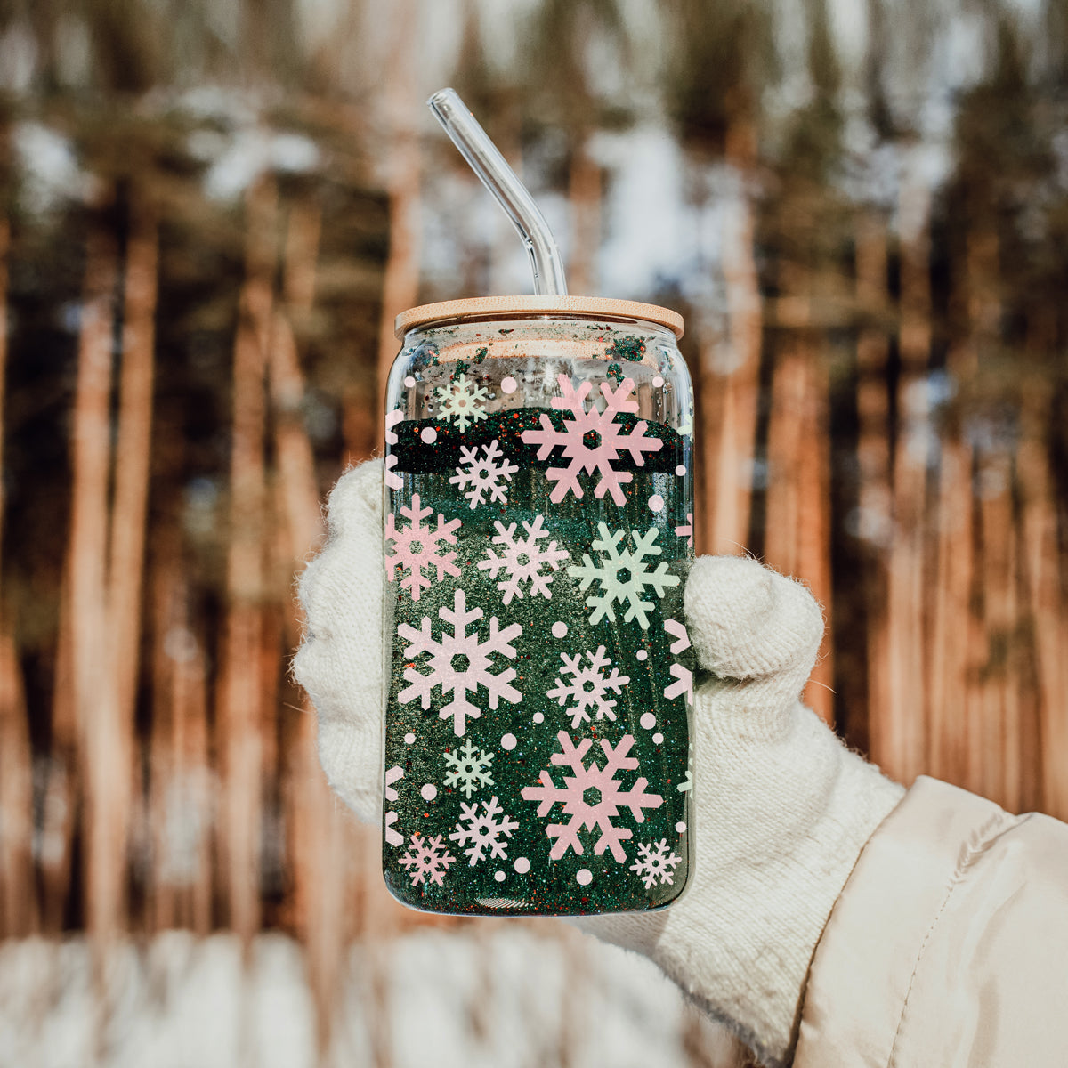 Pastel Snowflakes