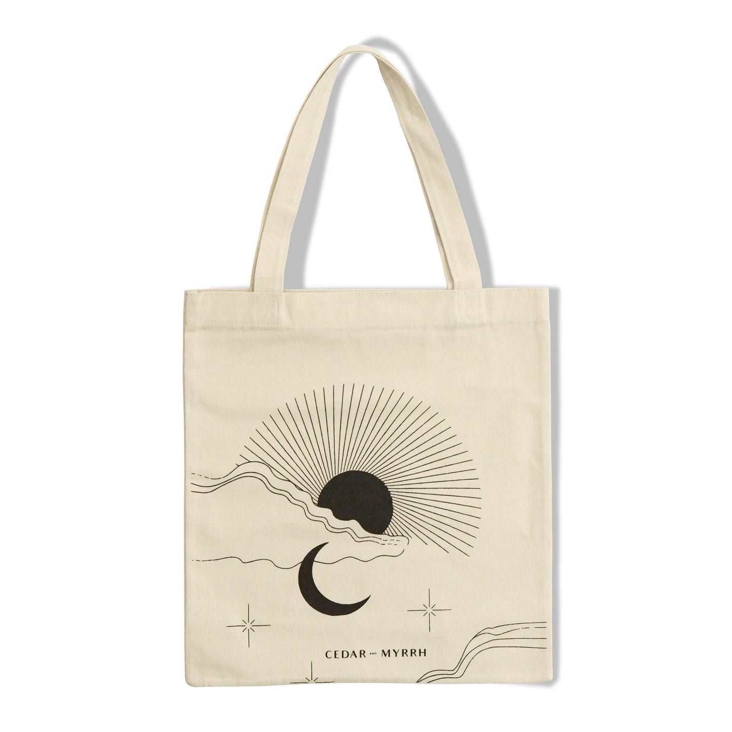 Sun & Moon Canvas Tote Bag