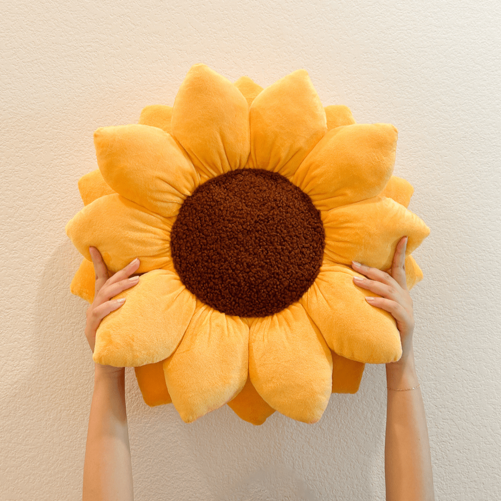 Sunflower Pillow - Golden Yellow