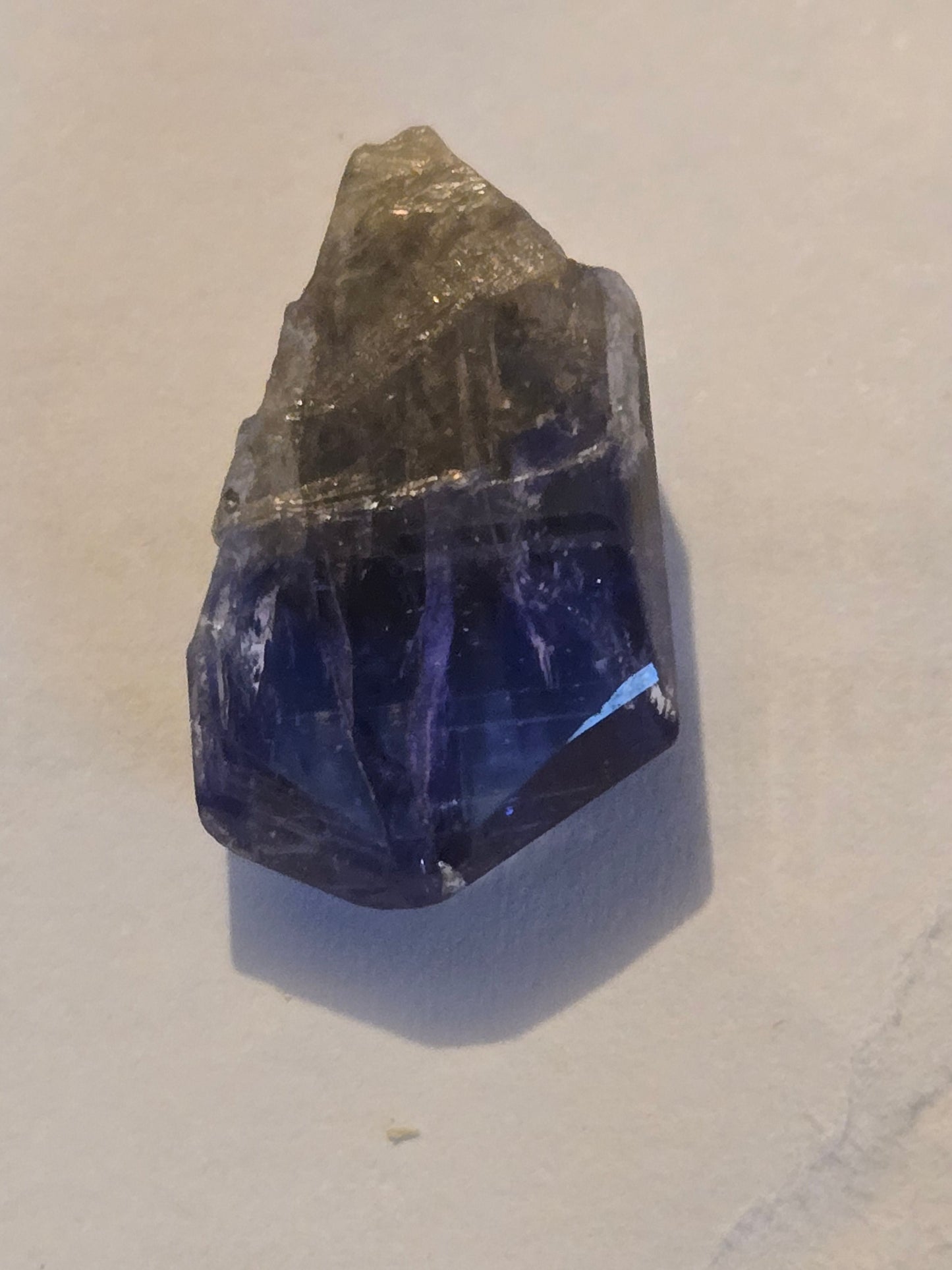 Tanzanite Crystal – 12 Carat, 1.5 x 1 cm Natural Specimen from Tanzania