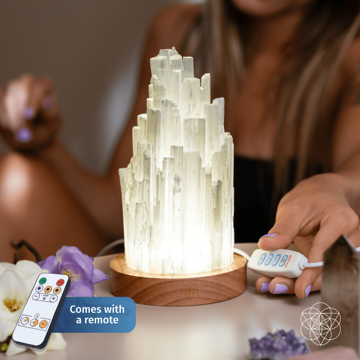 Selenite Lamp - 3 Pounds of Healing Power!! - Ethically Sourced