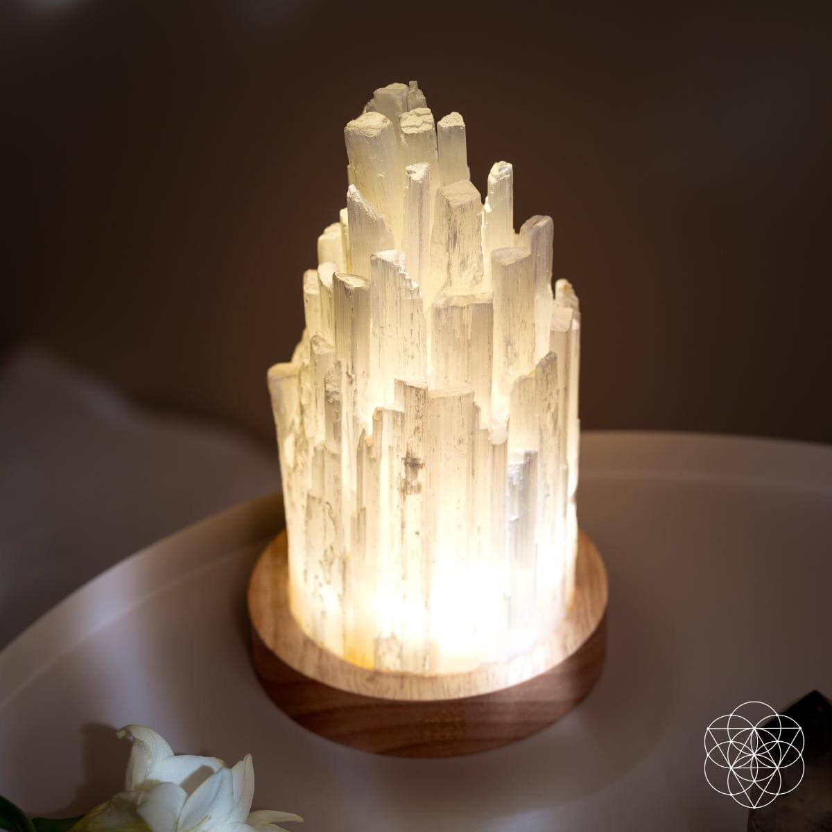 Selenite Lamp - 3 Pounds of Healing Power!! - Ethically Sourced
