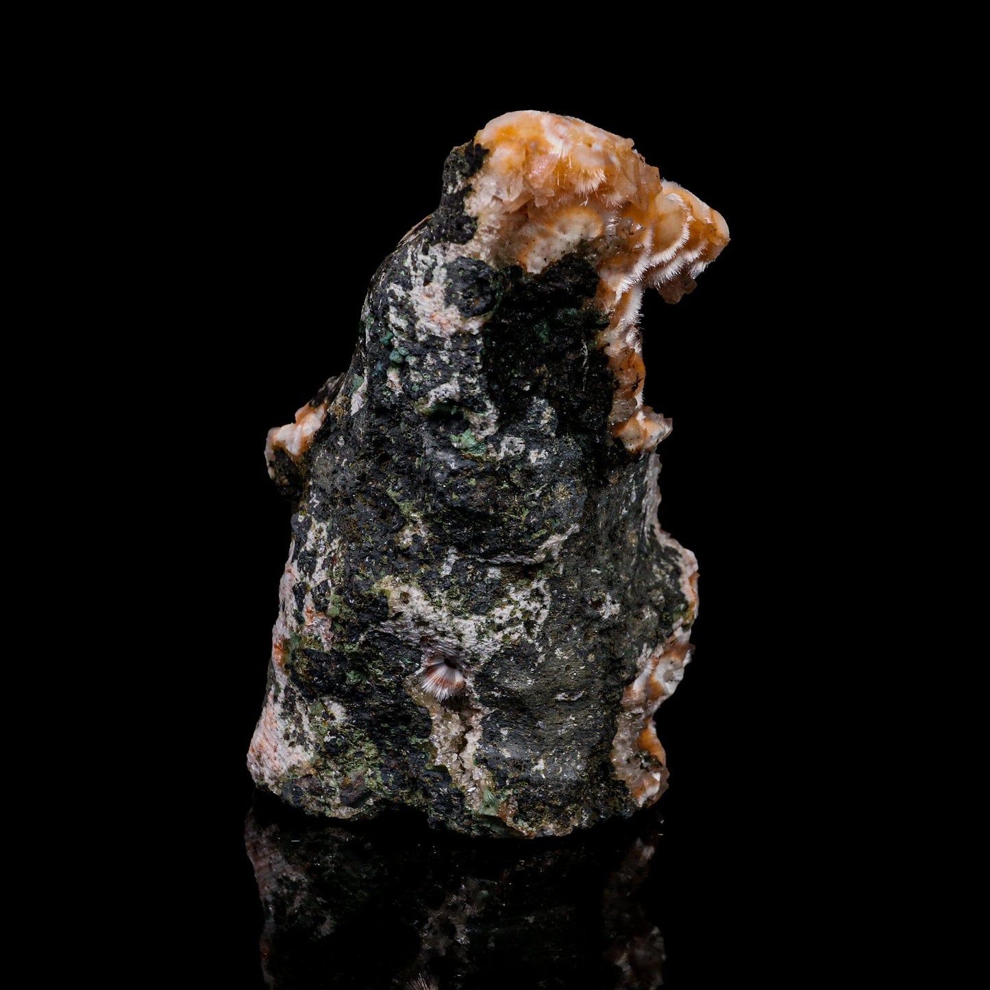 Thomsonite With Mesolite Natural Mineral Specimen # B 6908