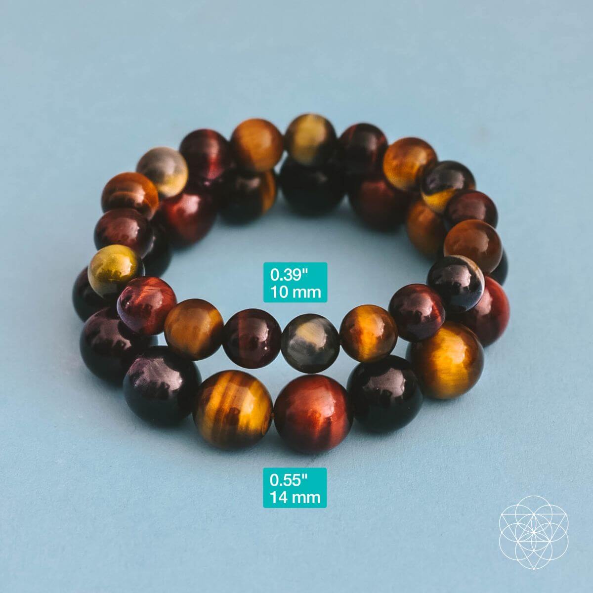 Multi-Colored Tiger's Eye Protection Bracelet