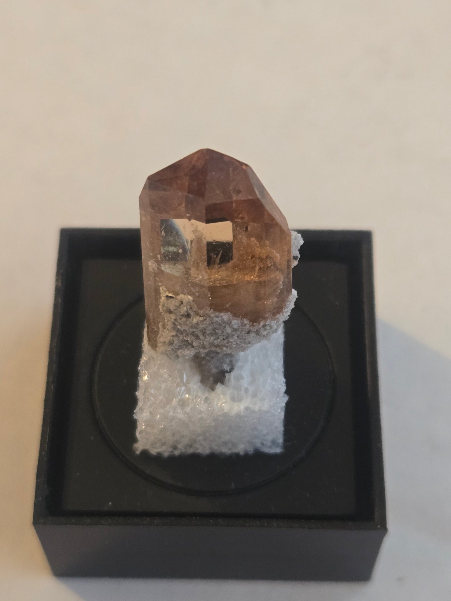 Sherry Topaz Crystal – 1.7 cm Gemmy Specimen from Maynard Claim Utah