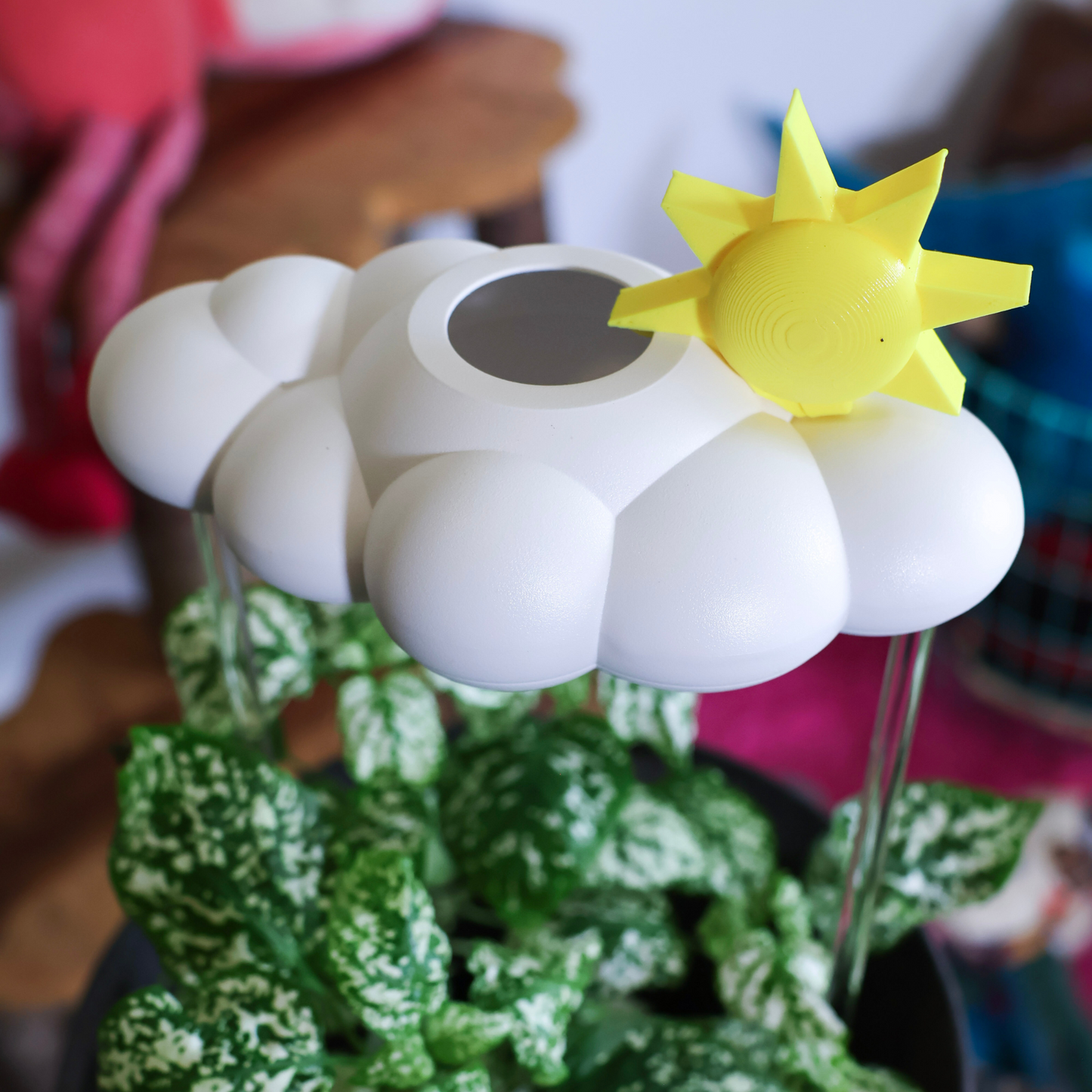 Original Dripping Rain Cloud with Sun Charm