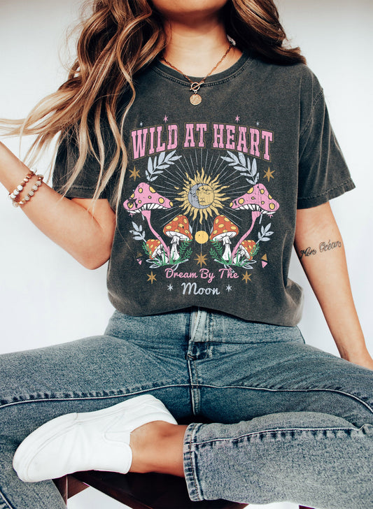 Wild At Heart Dream By The Moon - Comfort Colors Tshirt