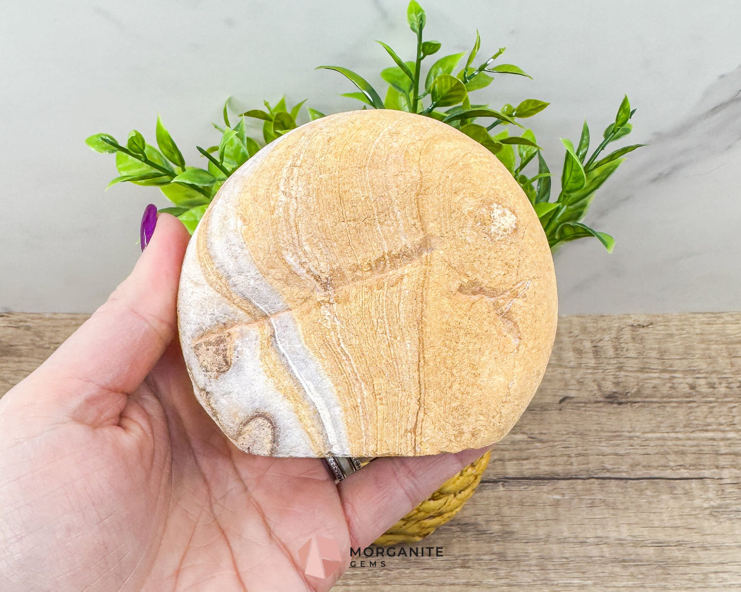 Wonderstone 3" Rounded Freeform – Handcrafted Natural Stone from Utah