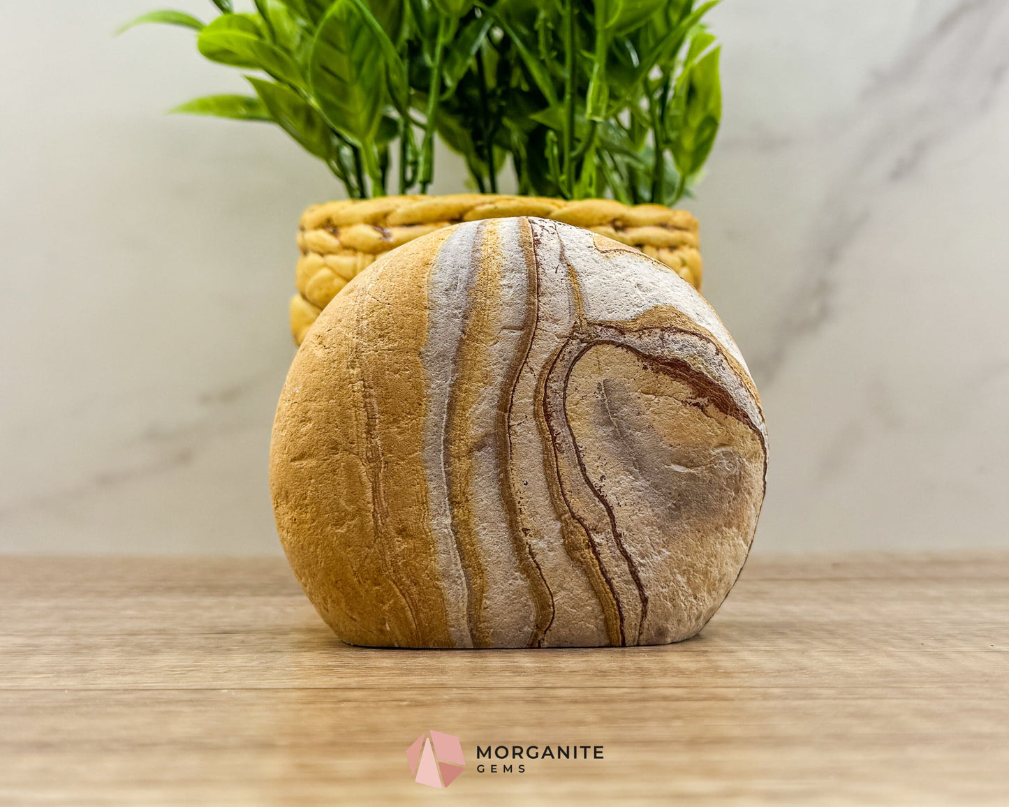 Wonderstone 3" Rounded Freeform – Handcrafted Natural Stone from Utah