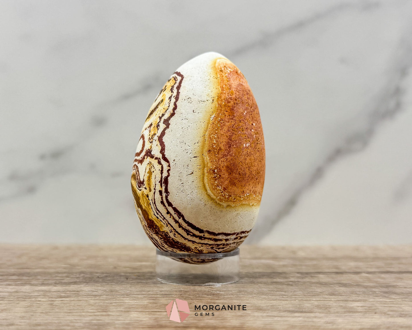 Wonderstone Egg 3" with Display Stand – Unique Natural Stone from Utah