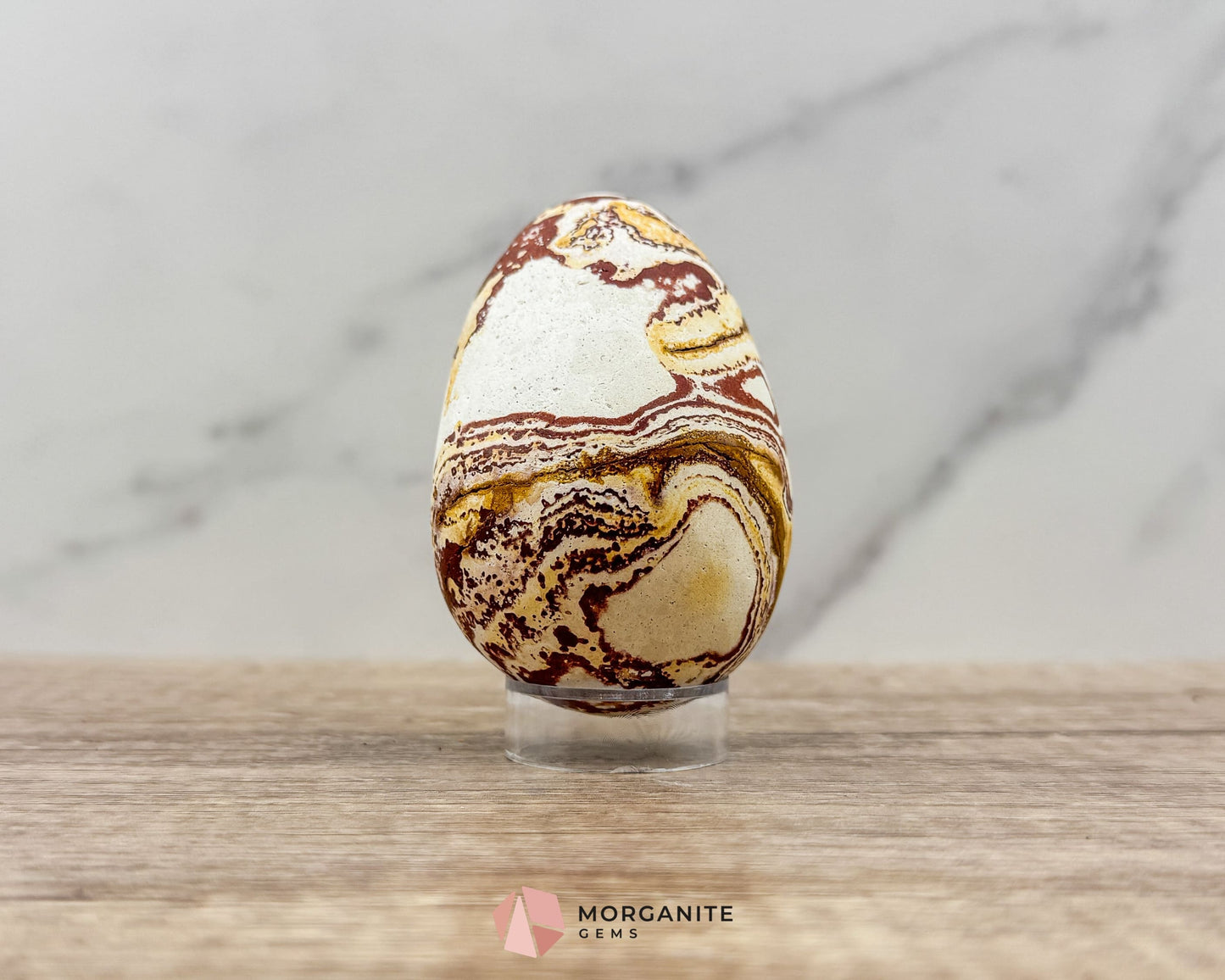 Wonderstone Egg 3" with Display Stand – Unique Natural Stone from Utah