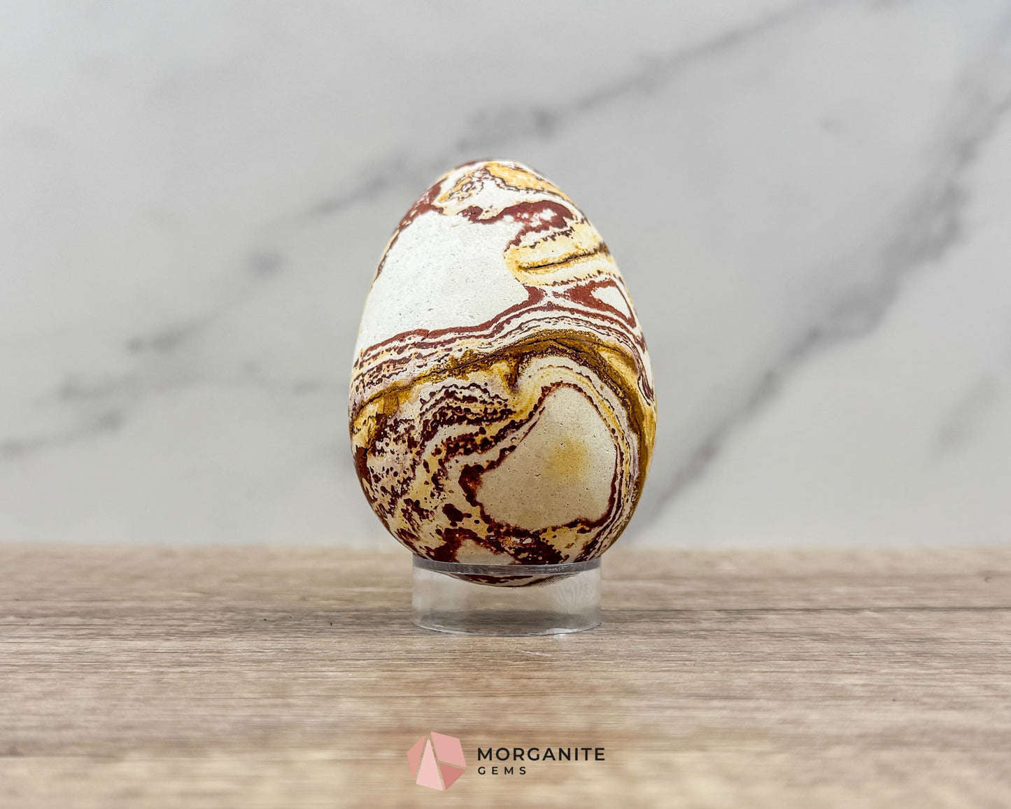Wonderstone Egg 3" with Display Stand – Unique Natural Stone from Utah
