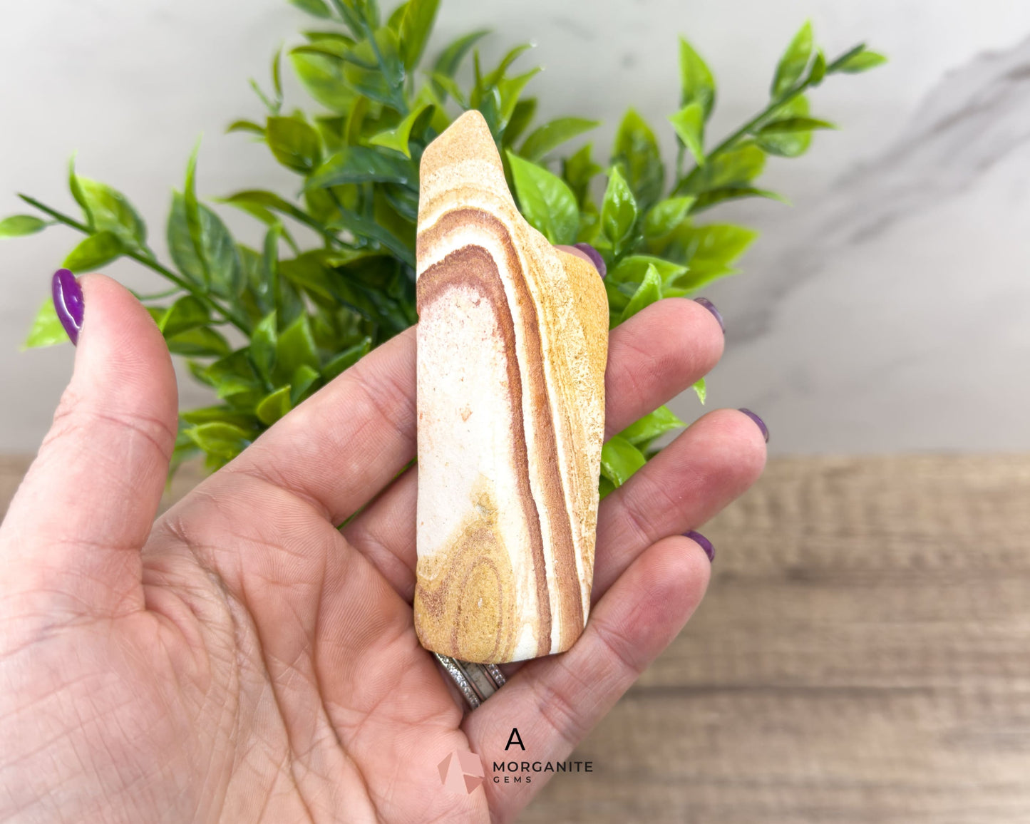 Wonderstone Freeform Standup – Unique Handcrafted Crystal from Utah