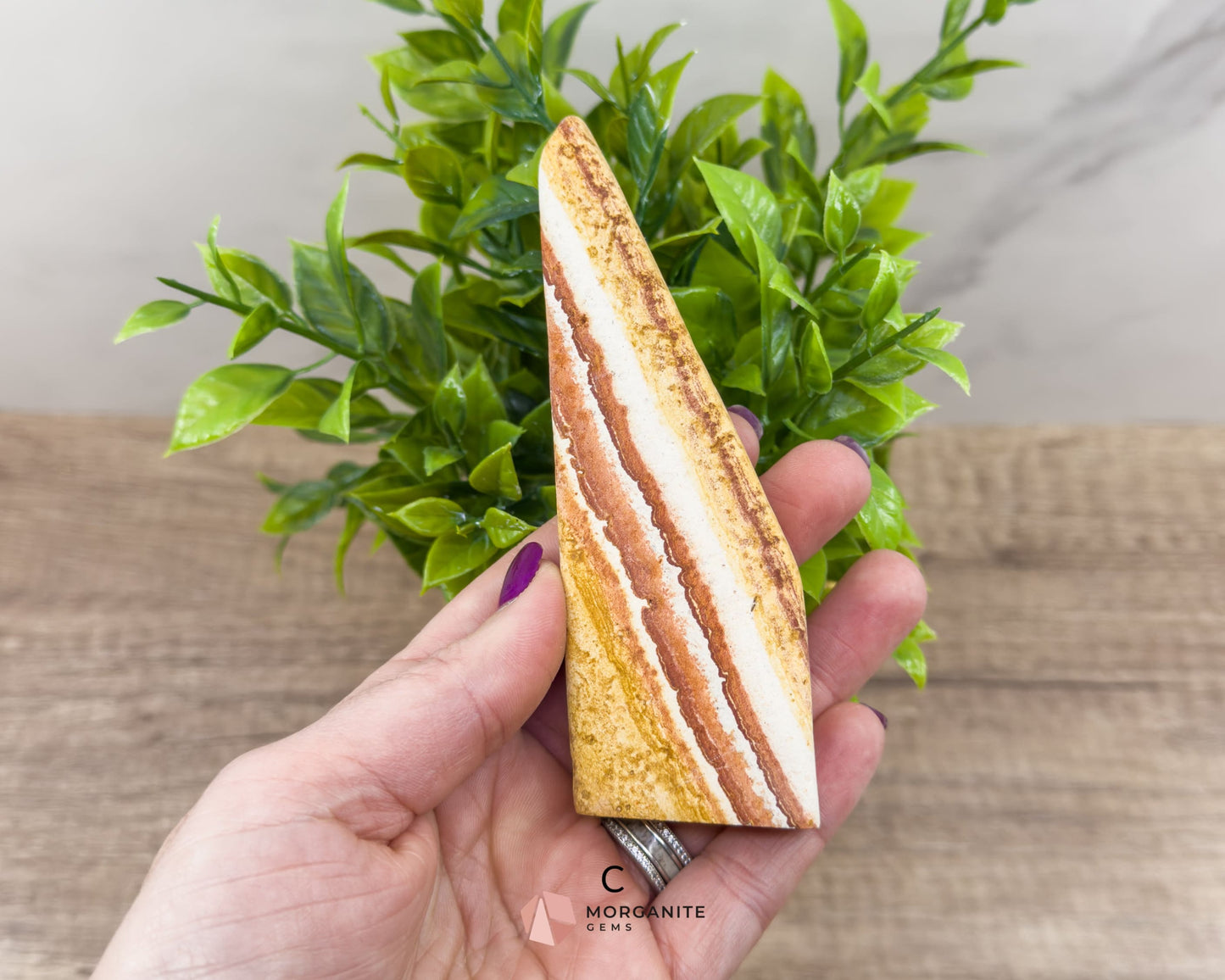 Wonderstone Freeform Standup – Unique Handcrafted Crystal from Utah