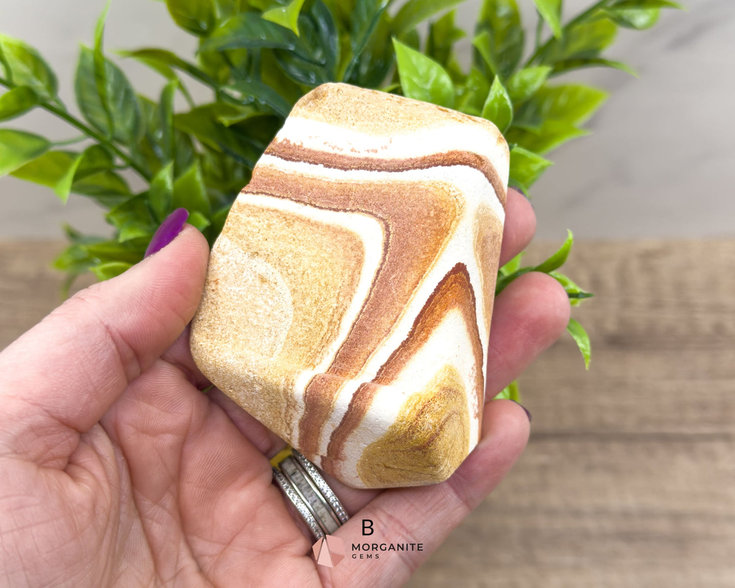 Wonderstone Freeform Standup – Unique Handcrafted Crystal from Utah