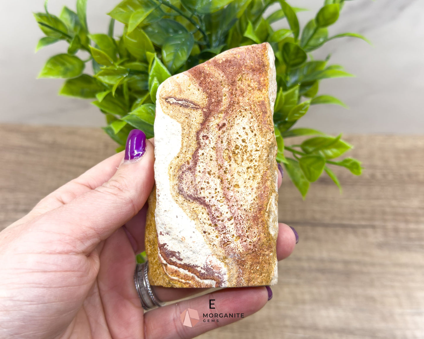Wonderstone Freeform Standup – Unique Handcrafted Crystal from Utah