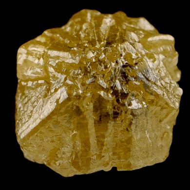 Yellow Diamond Rare Mineral Specimen – 2 Carat Certified Crystal