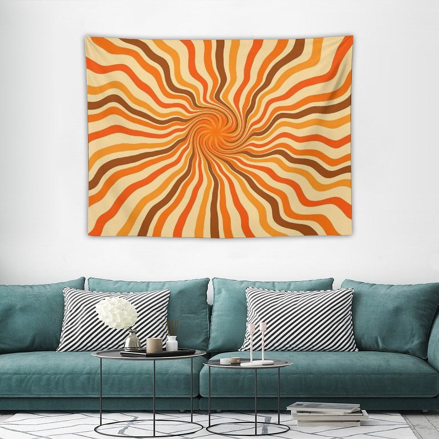 Retro 70s Hippie Tapestry