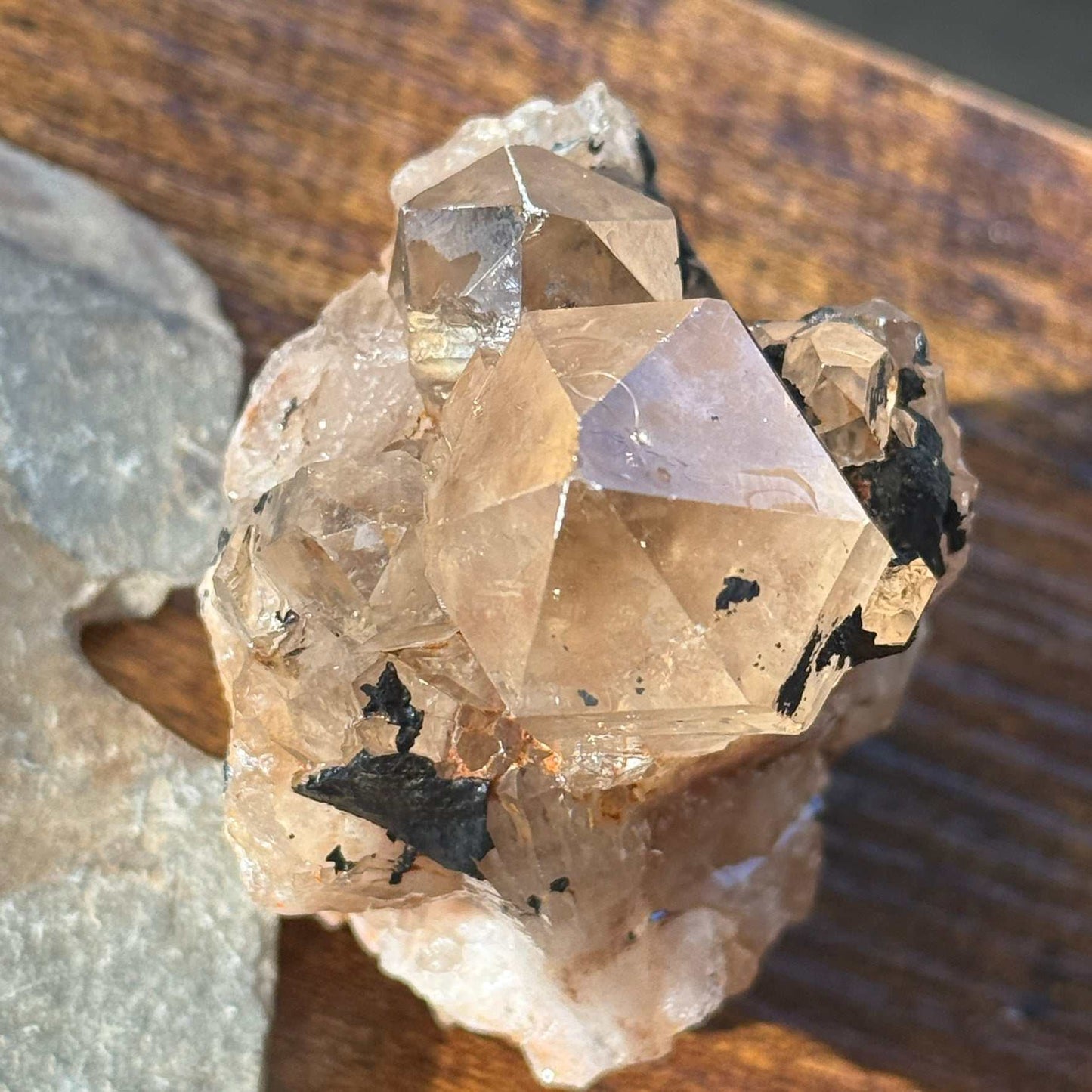 Natural Kundalini Citrine Phaser Cluster 🌠✨