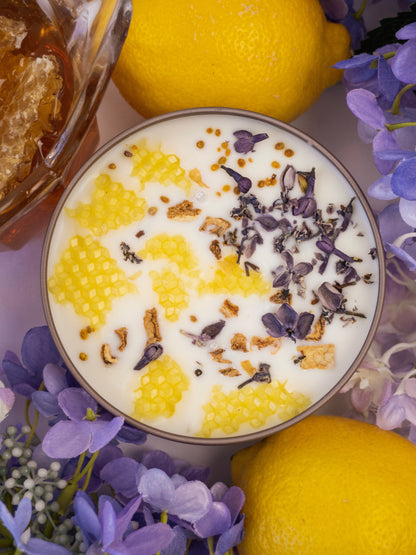 NECTAR Lilac Lemon Honey 4oz Tin Candle