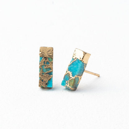 Brayden Turquoise Stud Earrings