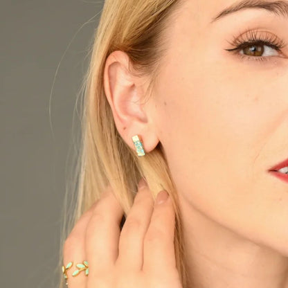 Brayden Turquoise Stud Earrings