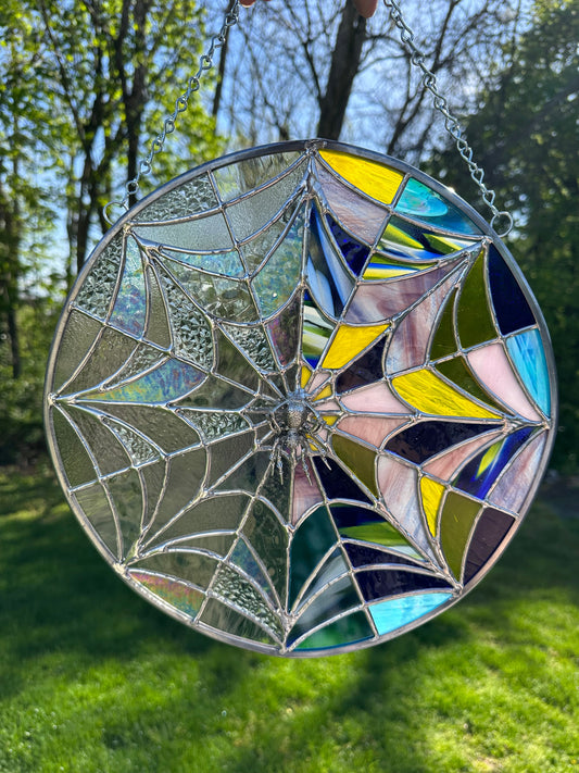 "Wednesday" TV Show Stained Glass Window