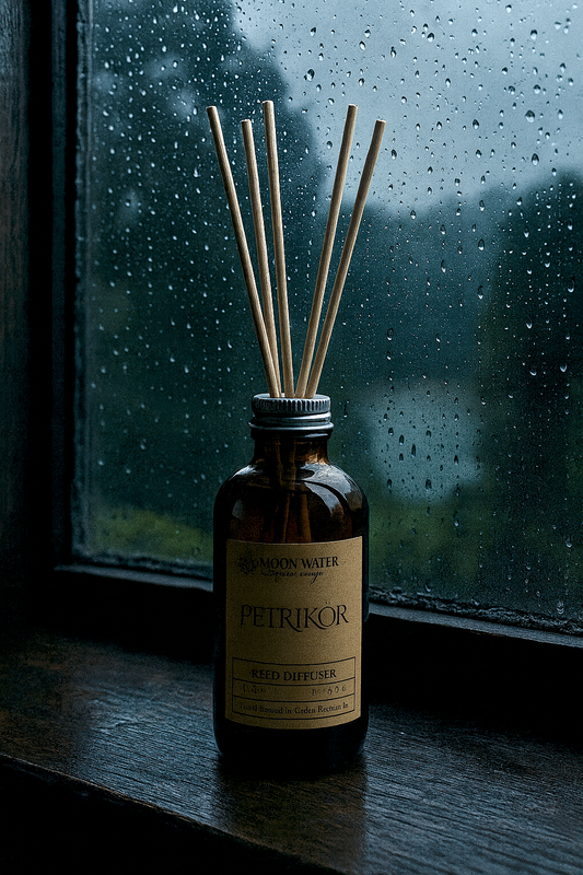 Petrichor - /ˈpetrīˌkôr/ - The Smell of Rain - REED DIFFUSER