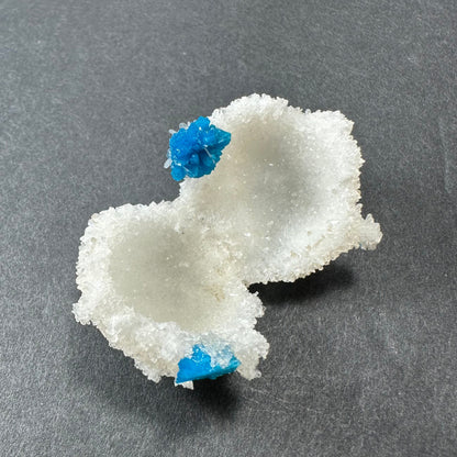 Cavansite Ball 'Floaters' on Stilbite MD