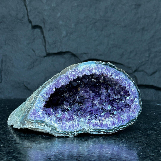 Deep Purple Amethyst Geode