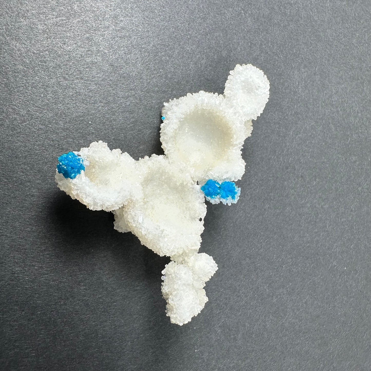 Cavansite Ball 'Floaters' on Stilbite MD