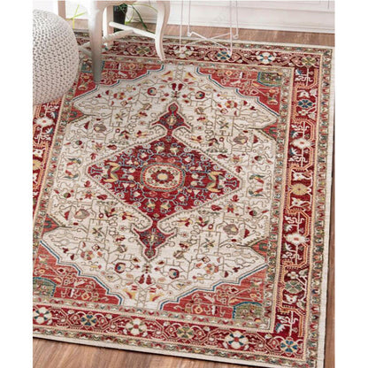 Nordic Boho Rug – Modern Bohemian Living Room Carpet