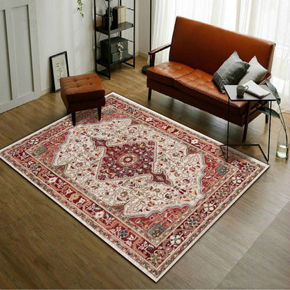 Nordic Boho Rug – Modern Bohemian Living Room Carpet